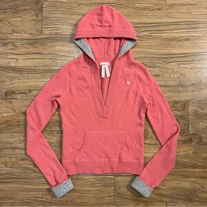 Vintage y2k Abercrombie & Fitch 100% cashmere pink hoodie